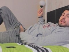 Hot College Handsome Latino Masturbating After Long School Day