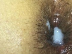 Asian anal creampie