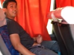 asian stud pinoy jacking off public