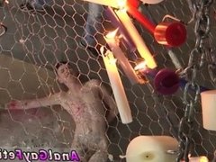 Bondage boy tube and gay ginger porn bondage and young man stretched