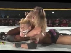 .Pro wrestler Lio Rush takes a beating but comes out on top of Joey Janela.