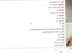 Omegle girl toys her pussy till it becomes creamy (part 2)