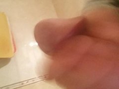 Handjob finished with loads of cum