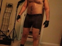 Don Stone Hairy Latino Legs & Back Sweaty Workout 3