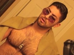 Don Stone In Sexy Hot Outfit Hairy Chest In Jeans Masturbating To Porn 9