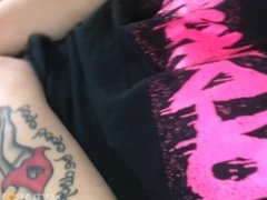 Chubby Tattooed Teen's Teddy Bear Fantasy