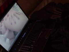 Making porn while watching porn