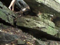 Nude hiking and cliff climbing by Mark Heffron