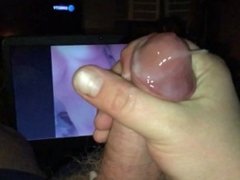 CUMshot Tribute to DJ828! Slow motion bap off!!