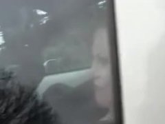 wife masturbates in the car