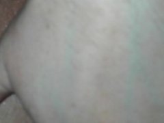 Wife masturbates and takes load in tight ass