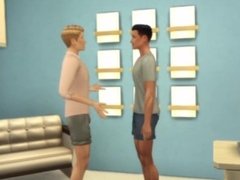 2 sexy twinks bareback  Sims 4
