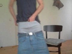 sagging my extreme low dropcrotch jeans