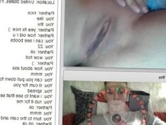 Hot blonde on Chatroulette