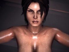 Game Over Girls: Lara Croft (Tomb Raider) - Cum Vomit  Scene Loop