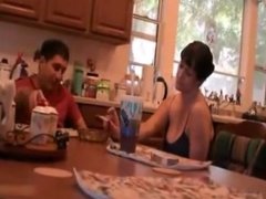 Mom helps her son