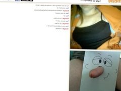 Omegle girl watching me cum 13