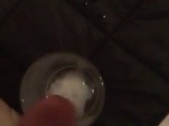 Cumming in a glass