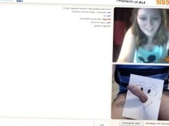 Omegle girl surprised