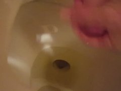 Pissing and Intense Cum