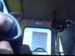 Guy masturbates on public transportation (Subtitles)