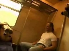 public flashing sex on train