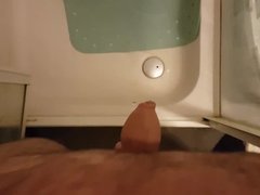 Pissing in the shower