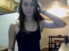 Girl on webcam
