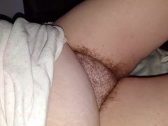 exposing her soft bush, soft nipple early morning