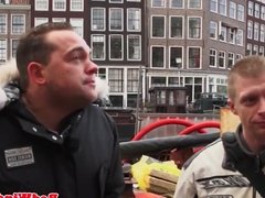 Busty Dutch hooker bigtits jizzed by tourist
