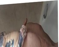Str8 pornstar Dean Van Damme in the shower