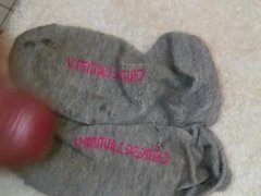 Gray ankle socks
