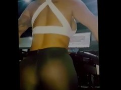 INCREDIBLY Round Bubble Butt on the Gym