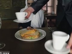 Arab facial Hungry Woman Gets Food and Fuck