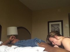 Horny White Chick Using Black Cock For Her Pleasure