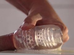 Transparent Fleshlight Cock Milking