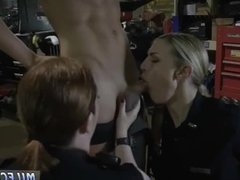 Blonde milf big tits orgasm police officer