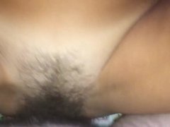 Fucking her 53 yo hairy interbreeding pussy again