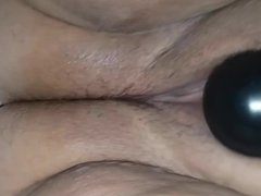 Wife orgasms using her wand. Comment for more.