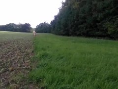 naked in the fields