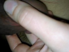 teen touching her camel toes with my cock