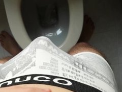 Hot Guy Cums In Toilet