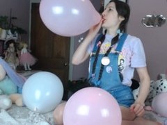 Blowing Up Balloons and Playing