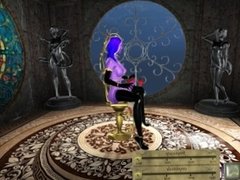3d-game dark elf dickgirl on fuck-machine