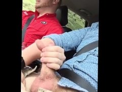 Helping Out His Friend On The Road(NO CUM)
