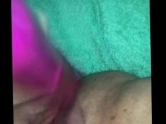 Fucking my pussy with my dildo till I squirt everywhere