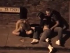 girl masturbated in the street in front of friend