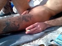 Wanking at Limanakia - Nude beach