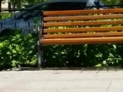 Granpa in Public Park Bench - Part 1