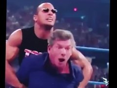 Vince kiss Rikishi's Ass